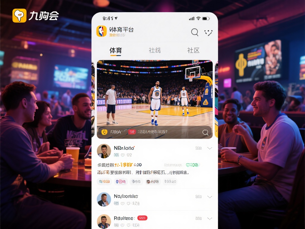 除了丰富的赛事内容，九游会体育平台还打造了一个充满